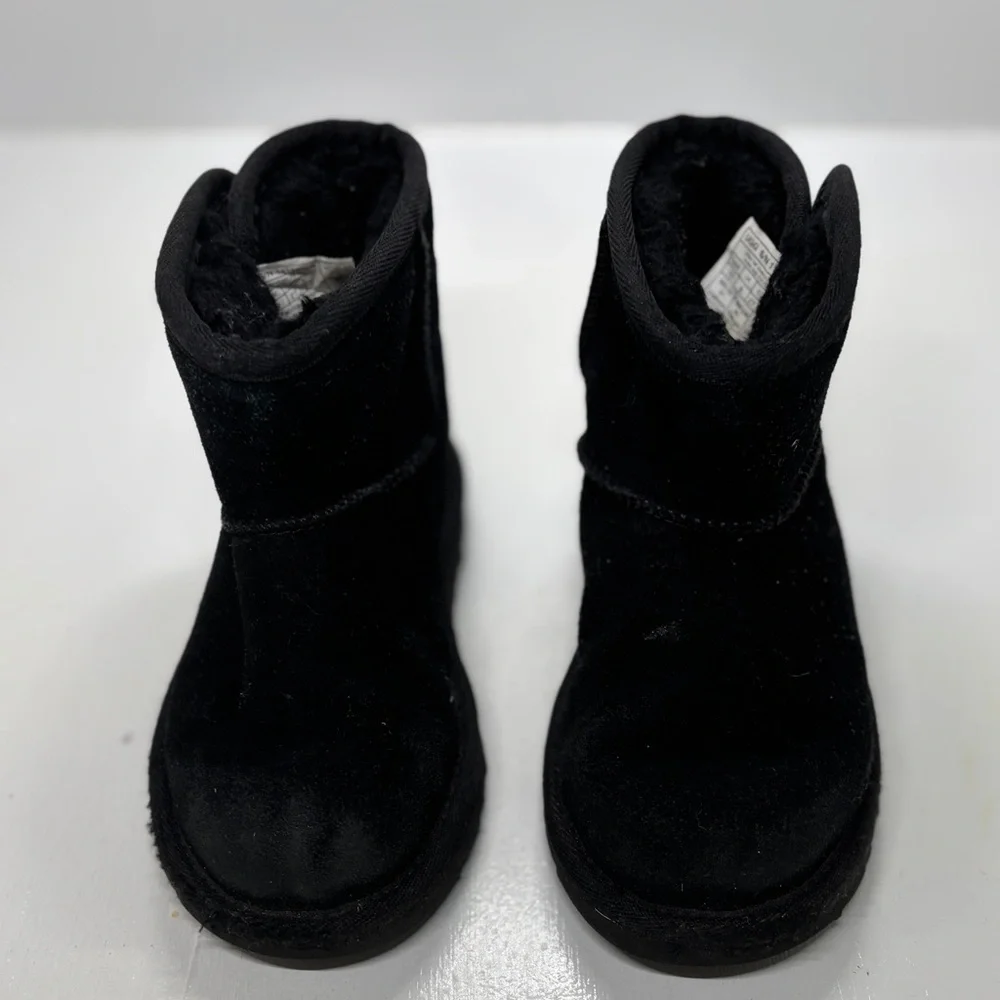 UGG Jona Mini Boot Black Kids Size 10 Toddler EU 27.5 Winter Boots